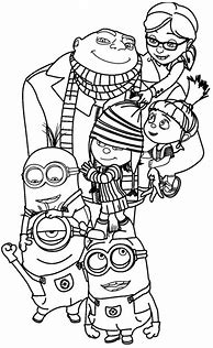Image result for Coloring Pages of Minions