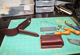 Image result for Leather Tool Pouch Swivel Clip