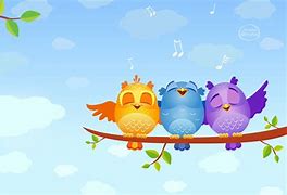 Image result for Cartoon Birds Singing