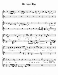 Image result for OH Happy Day Piano Sheet Music