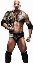 Image result for WWE Rock PNG