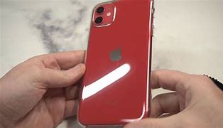 Image result for Red iPhone with Clear Case