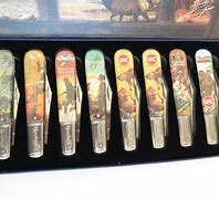 Image result for vintage folding knives set