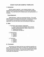 Image result for Analytical Essay Outline Template