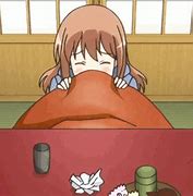 Image result for Anime Girl Hiding Under Desk Meme