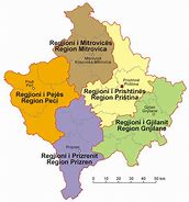 Image result for Kosovo City Map