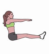 Image result for Sit Up Exercise Drawing