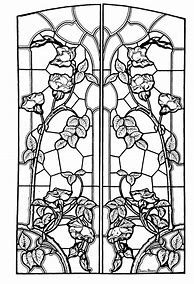 Image result for Stained Glass Art Coloring Pages