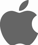 Image result for Apple Logo Grey Clip Art