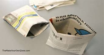Image result for Money Packed in Newspaper