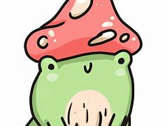 Image result for Cartoon Frog On Mushroom