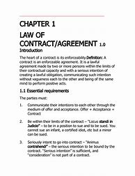 Image result for Law of Contract Notes