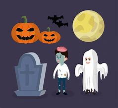 Image result for Halloween Cartoon Characters Background