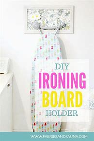 Image result for DIY Ironing Board Hanger