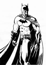 Image result for Line Drawing of Batman