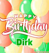 Image result for Happy Birthday Dirk