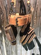 Image result for leather tools belts suspender