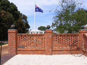 Image result for Brick Lattice Fence