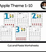 Image result for Preschool Apple Math Worksheets