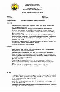 Image result for Work Immersion Rules and Regulations