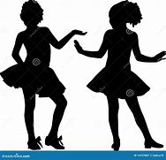 Image result for Happy Girl Silhouette