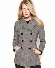 Image result for Tan Pea Coat