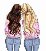 Image result for BFF Drawings Brown Hair