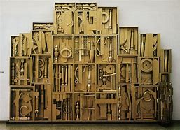 Image result for Nevelson's Wooden Wall Sculpture