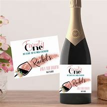 Image result for Personalised 21st Champagne Bottle