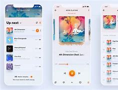 Image result for Music App Layout
