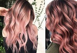 Image result for Rose Gold Hair Colour for Over 50s