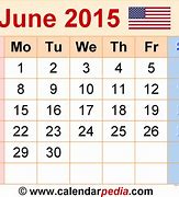 Image result for June 15 Calendar