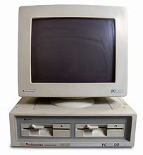 Image result for Old Clear Computer