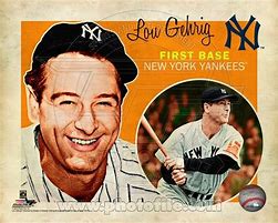 Image result for Lou Gehrig Autographed Baseball