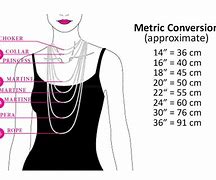 Image result for Necklace Measurement Chart