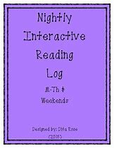 Image result for Reading Log Children