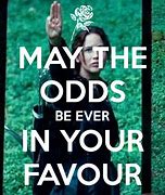 Image result for May the Odds Be Ever in Your Favor Katniss Meme