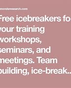 Image result for Lean Six Sigma Ice Breakers