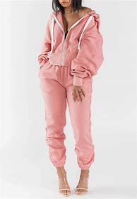 Image result for 2 Piece Sweat Suit Women