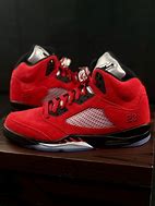 Image result for Jordan 5 Retro Raging Bull Red