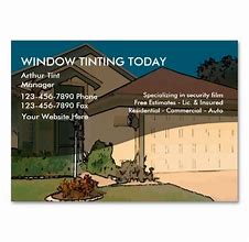 Image result for Window Tint Business Cards