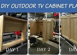 Image result for Plans for Outdoor TV Cabinet