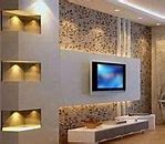 Image result for Contemporary TV Wall