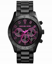 Image result for Michael Kors Black Face Watch