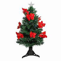 Image result for Fiber Optic Poinsettia Christmas Tree