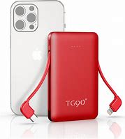 Image result for Silver Metal Colour Small Power Bank for iPhone