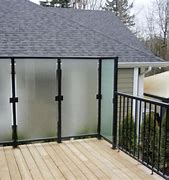 Image result for Glass Privacy Screens for Decks