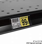 Image result for Clear Plastic Shelf Label Holders
