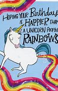 Image result for Funny Unicorn Birthday Wishes