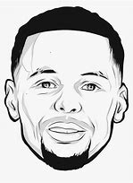 Image result for Steph Curry Clip Art Black and White